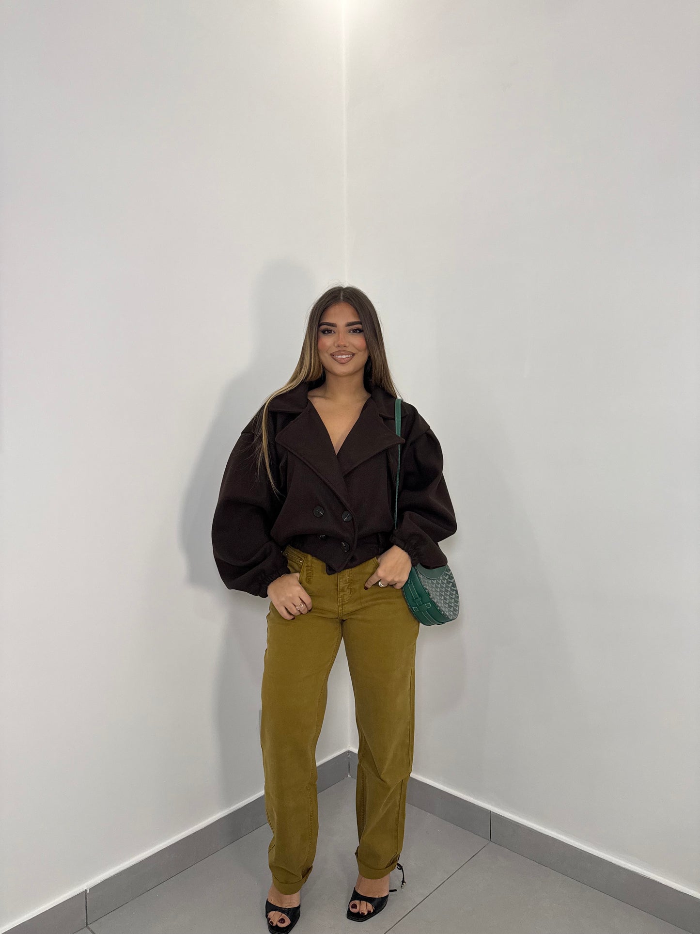 Jeans Mostard Senape YD8197-1