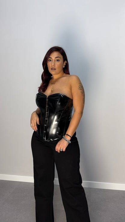 Top Black Widow steccato 3033