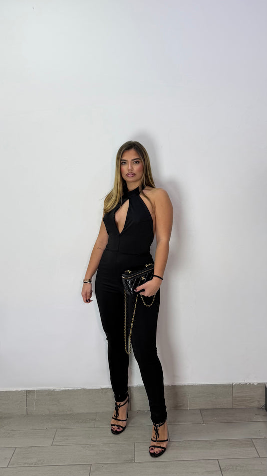 Jumpsuit Eva Nera in Lycra 18420