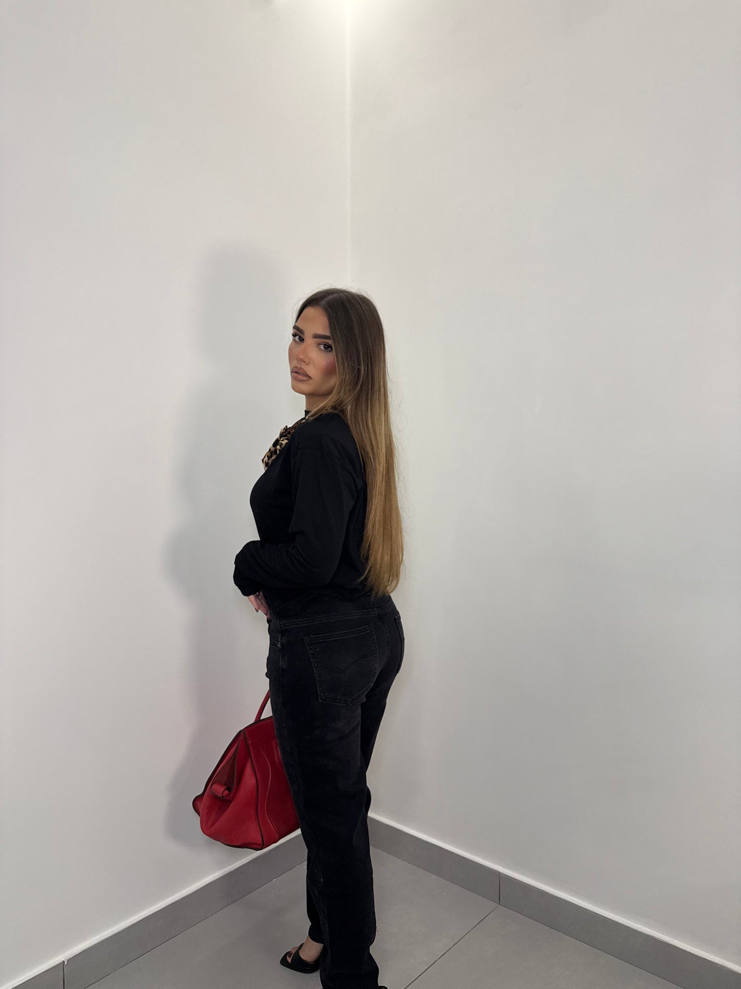 Jeans MonoColor Black T776