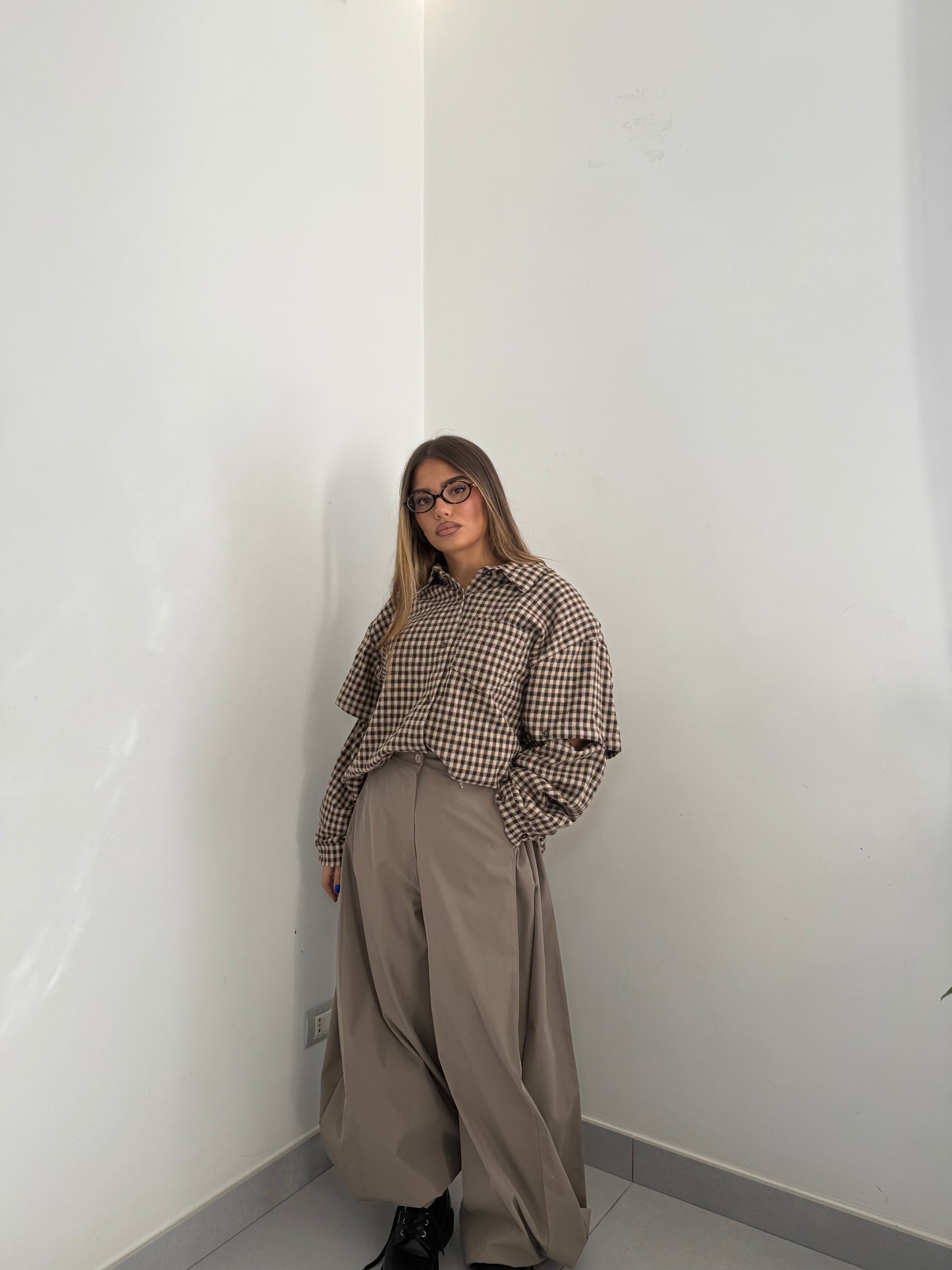 Pantalone Block Beige 31061