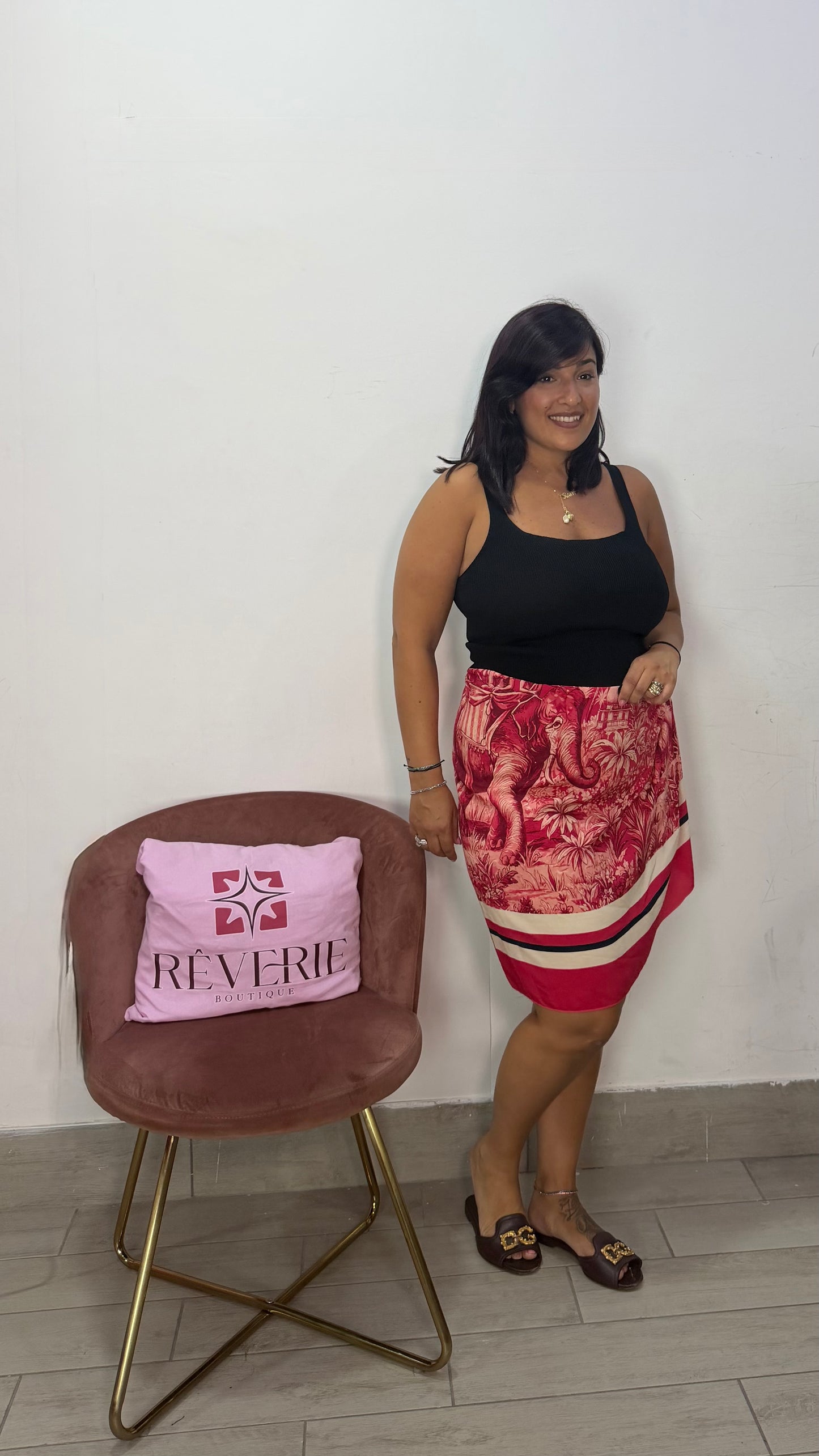 Gonna Aloha Pareo Elefante Rossa 30296