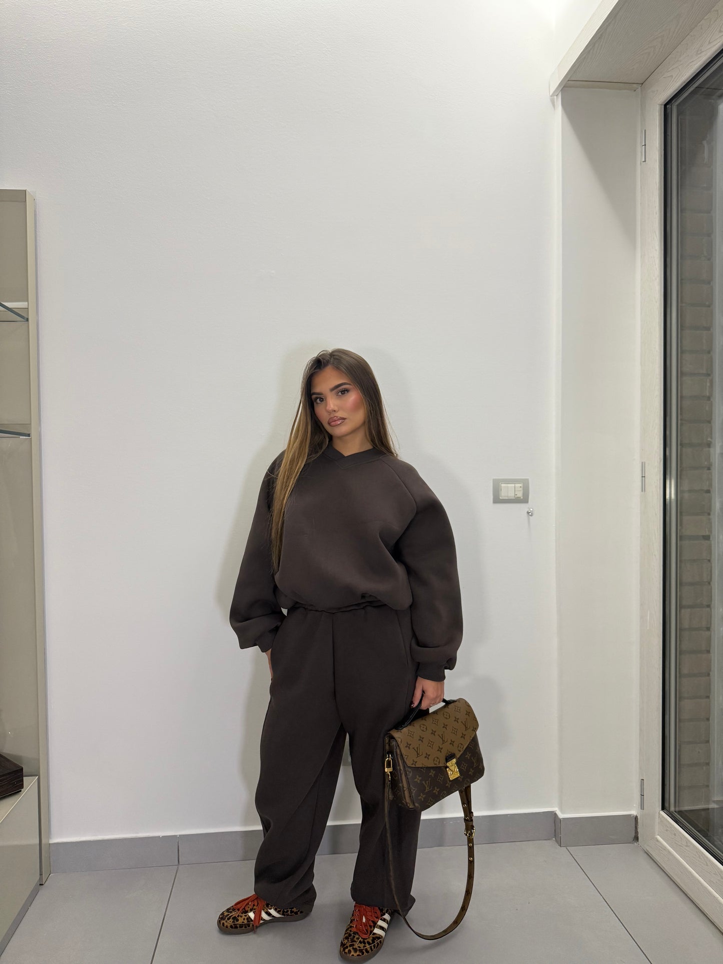 Coordinato in tuta Lovina Cioccolato 0029