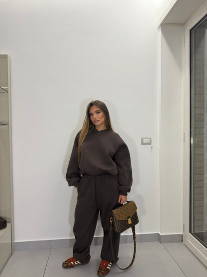 Coordinato in tuta Lovina Cioccolato 0029