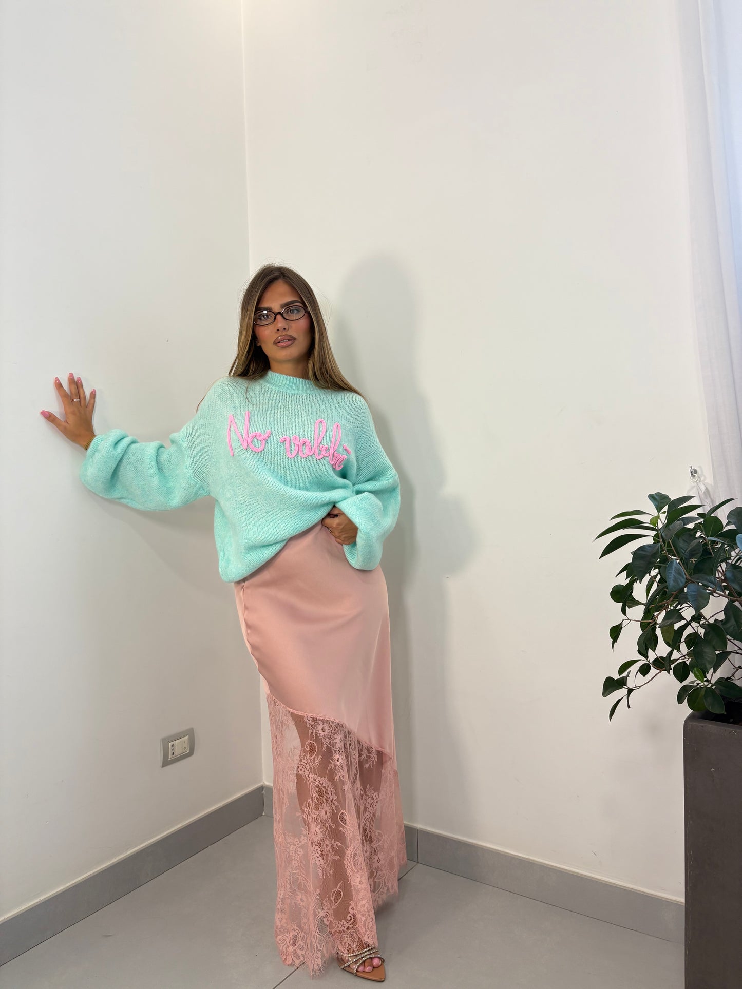 Gonna Lace Rosa OL7250