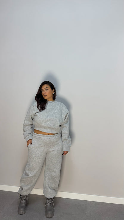 Tuta Cleo Grigia Felpata 43770/784