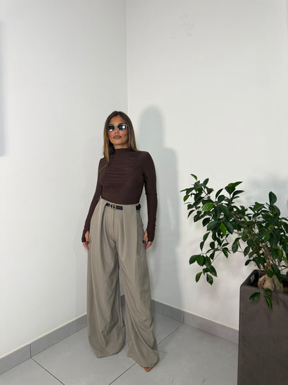 Pantalone Iconico Beige 18186