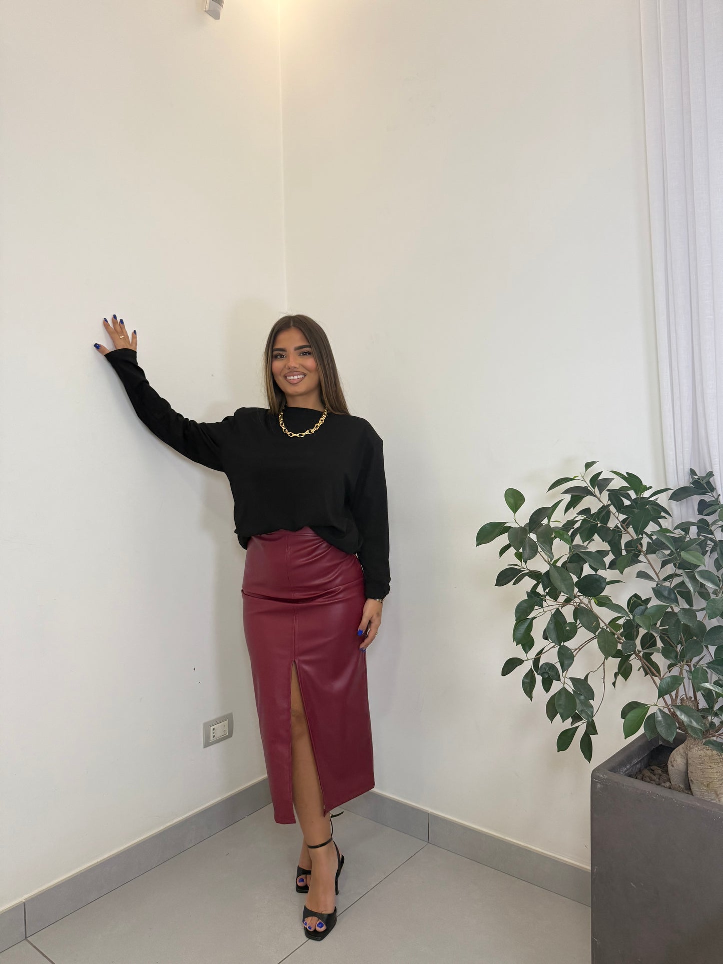 Gonna Rebel Bordeaux In pelle 2795