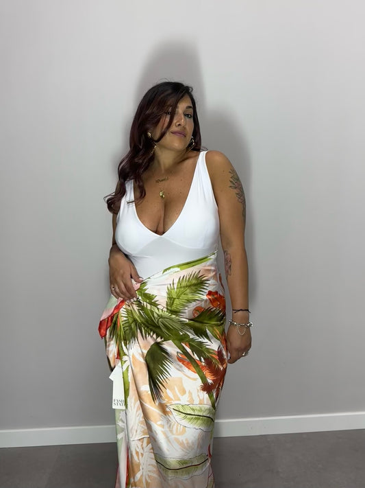 pareo aloha arancione