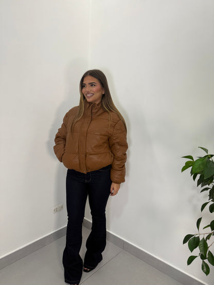 Bomber Bomi Ecopelle Marrone 21216