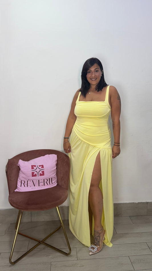 Dress Maya Giallo A8113