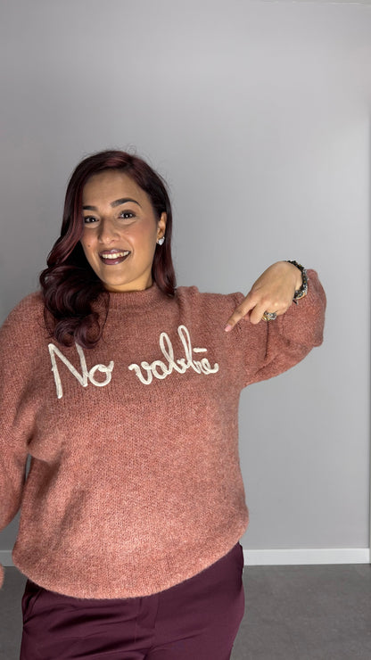 Maglioncino No vabbè Rosa 2702