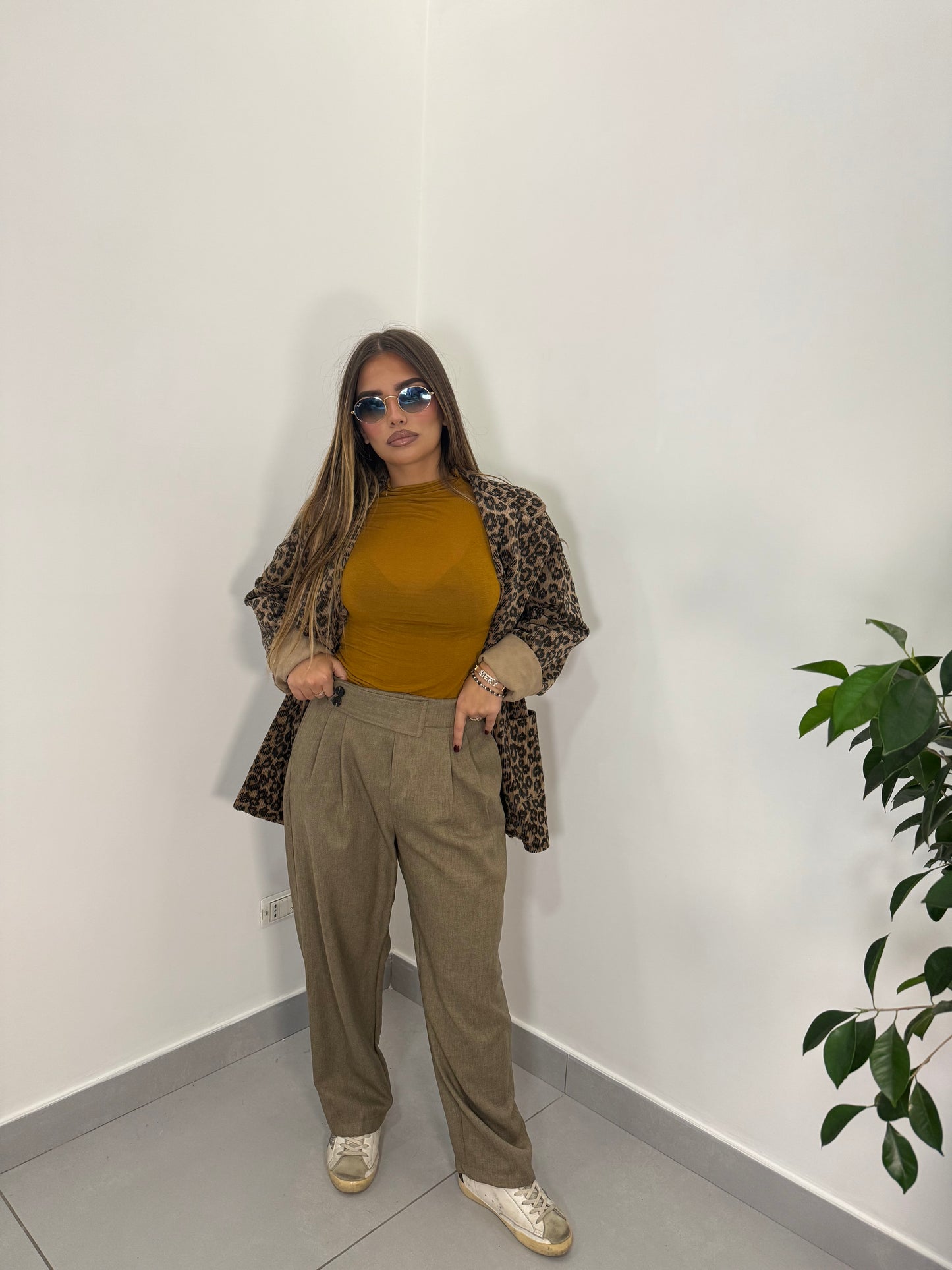 Pantalone Serena Beige M12545