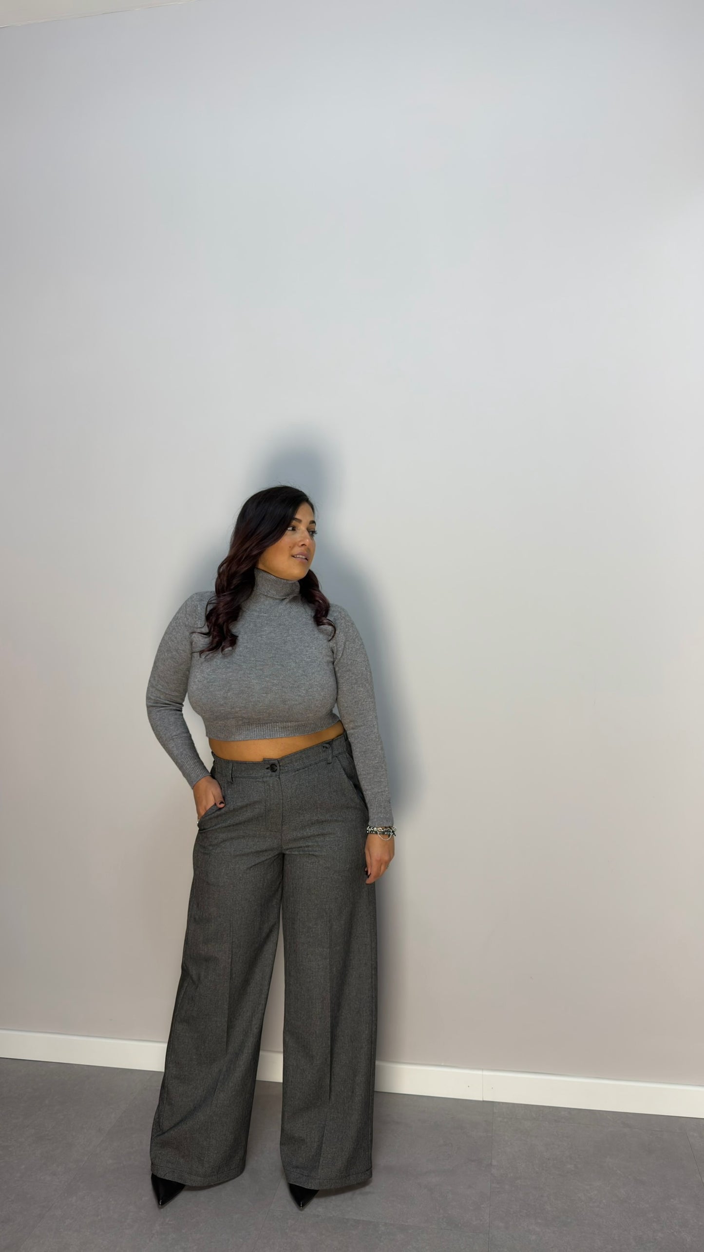 Pantalone Studios top Quality Grigio CR11304