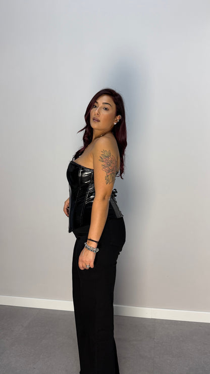 Top Black Widow steccato 3033