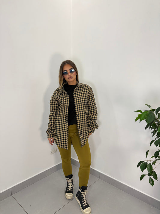 Leggings Amy Senape in licra LS44