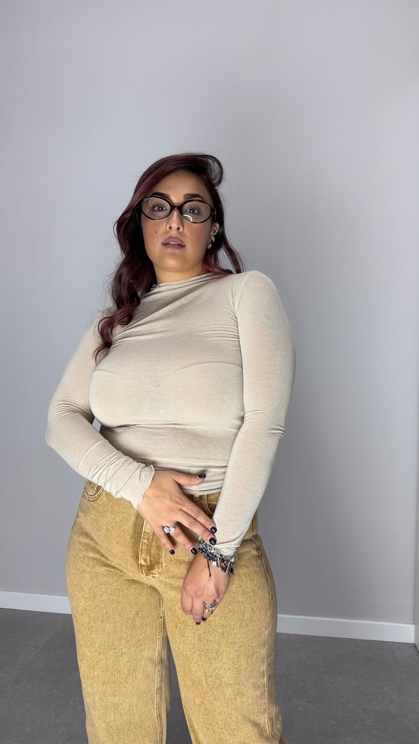 Shirt Velatissime Cashmere Beige 28150