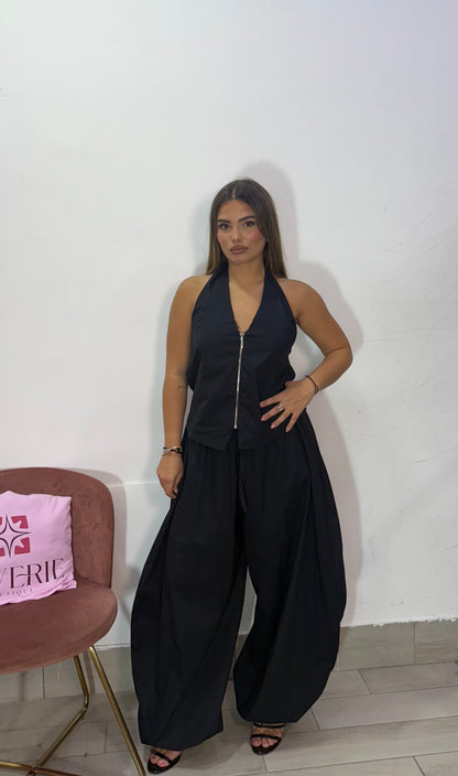 Coordinato Onyx Nero in Tessuto MLB13482