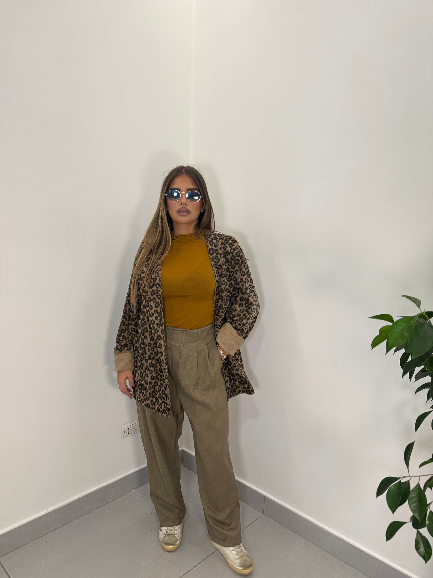 Giacca Giada Maculata un bottone  35116