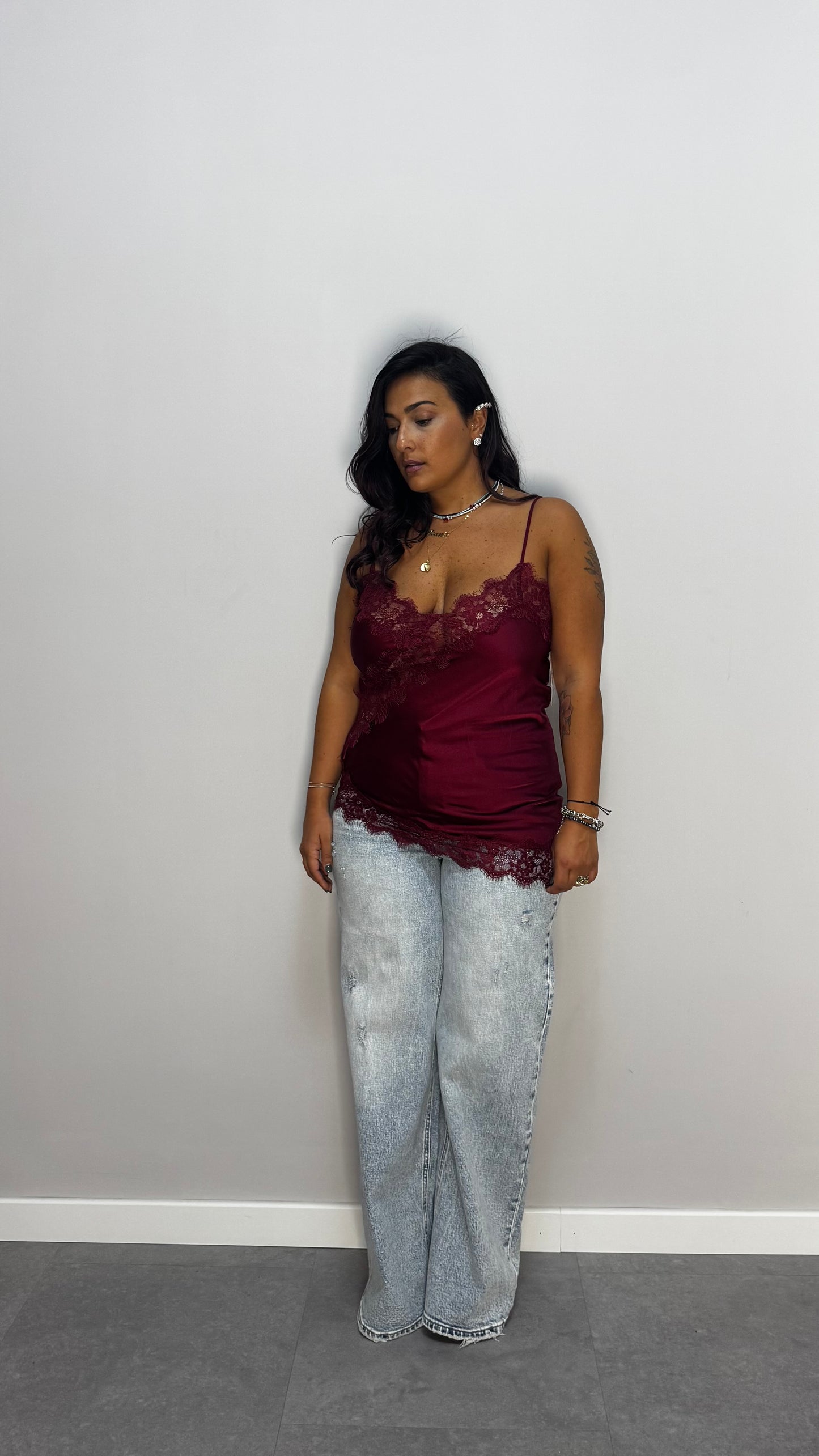 Top Camelia Bordeaux 7805