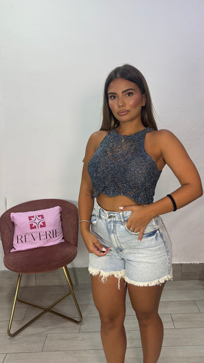 Top Dalia Ottanio ad uncinetto 23395