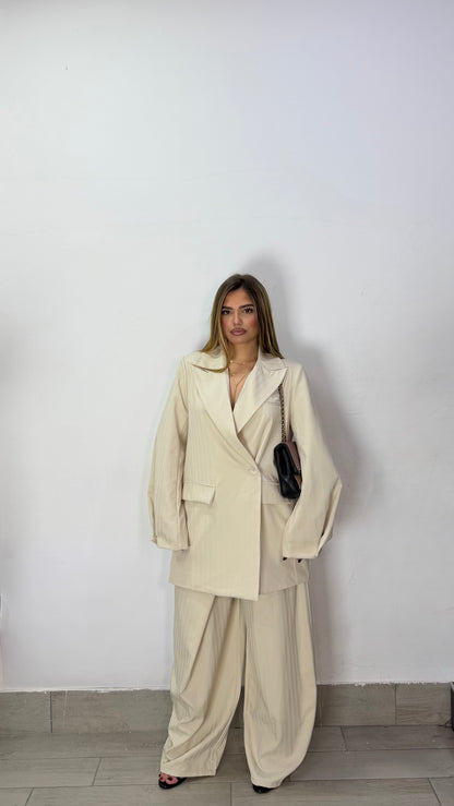Tailleur Ombre a righe 88781