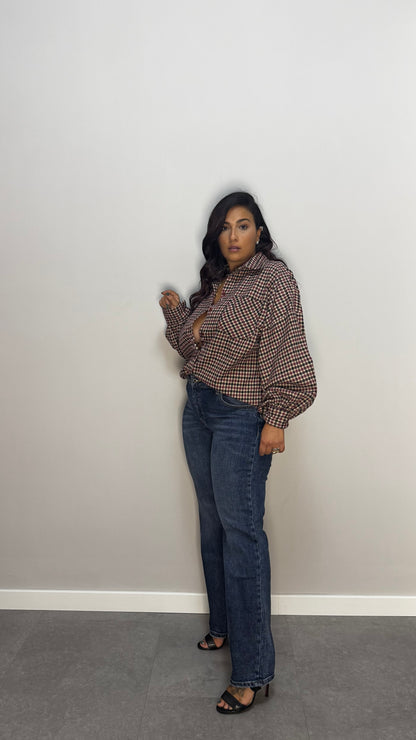 Camicia Highland Bordeaux 24616