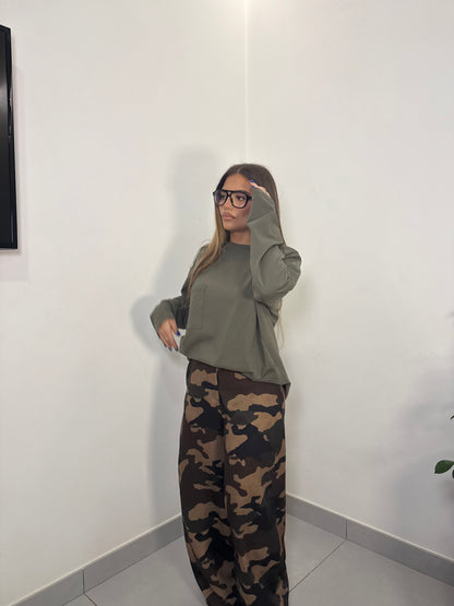 Pantalone Ryan Militare 6740