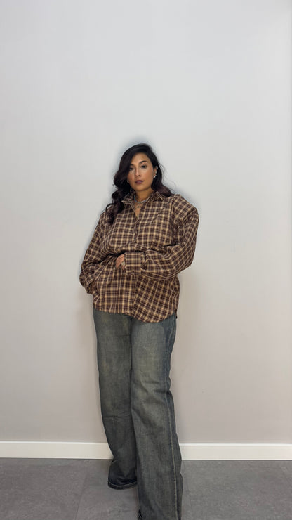 Jeans Palazzo Tabacco Premium Quality M2270-3