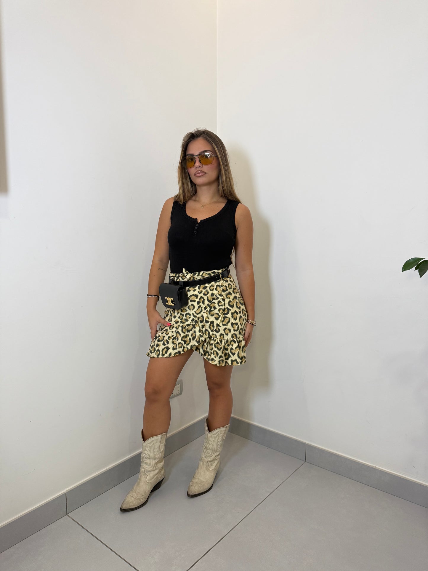 gonna portafoglio maculato