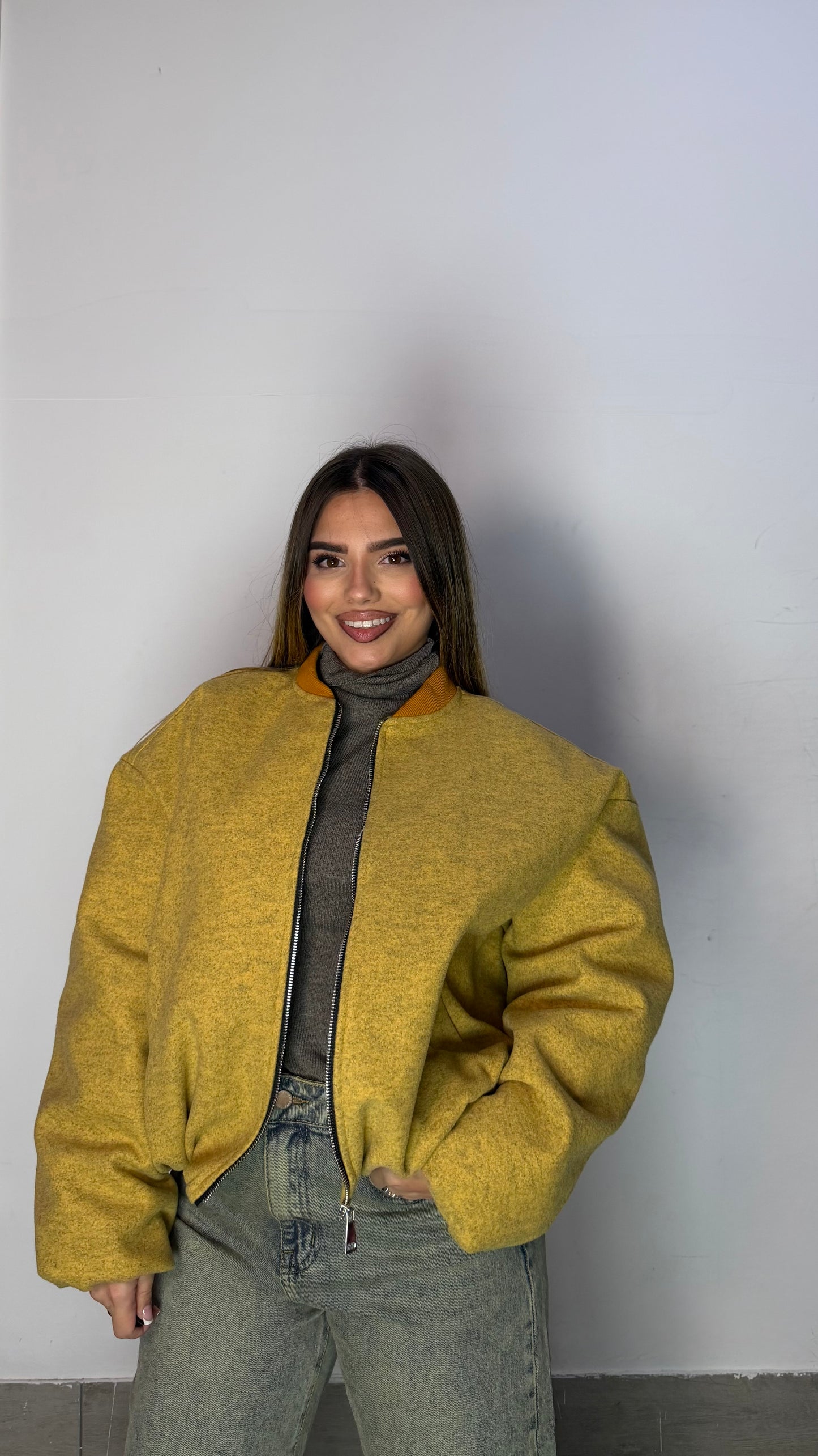 Bomber Dalia Senape SWD6790