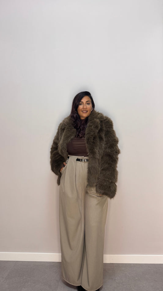 Pantalone Iconico Beige 18186