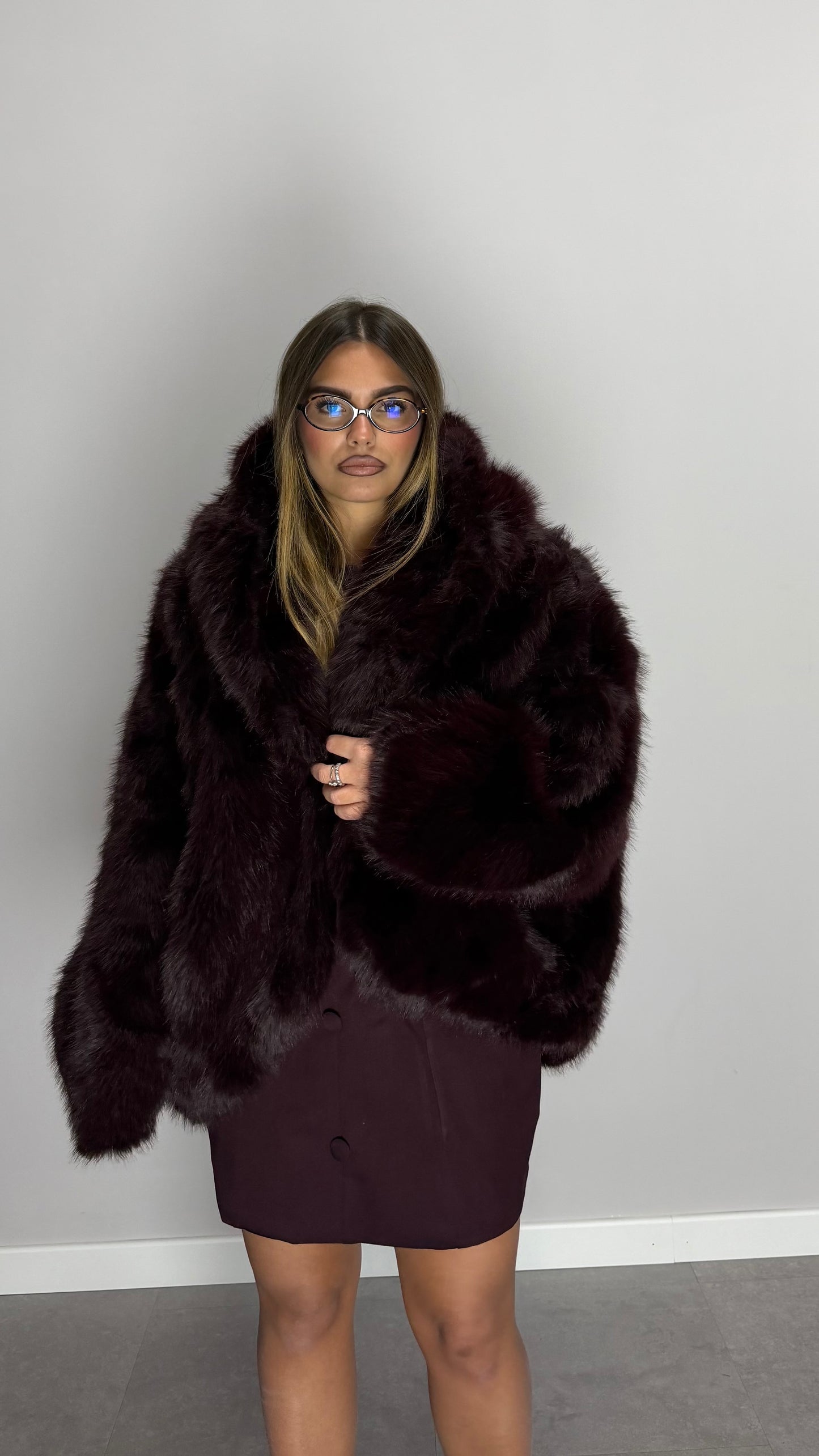 Ecofur Cortina Bordeaux 16005