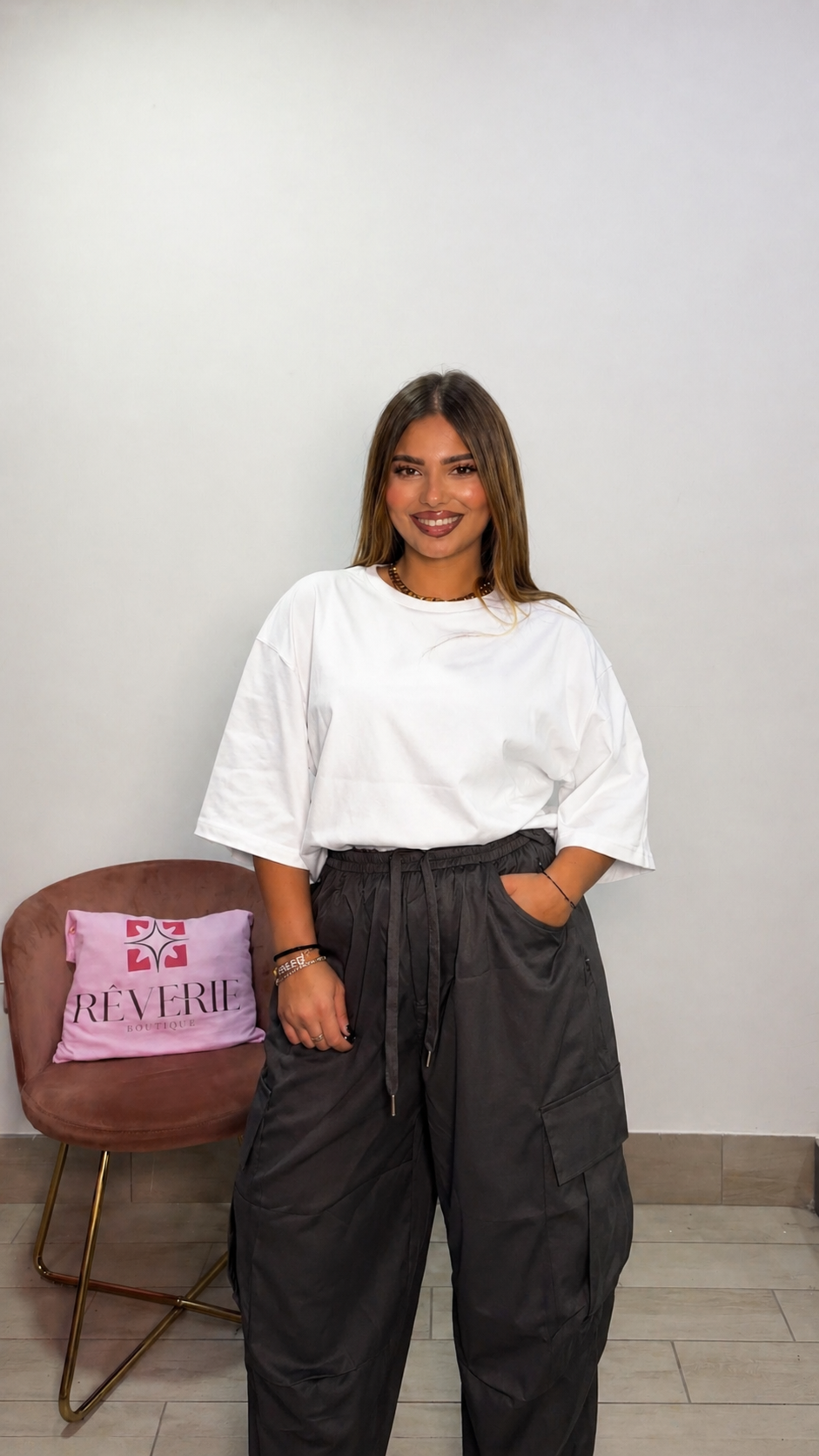 T-Shirt Shopping is My Cardio Bianca By Lumina