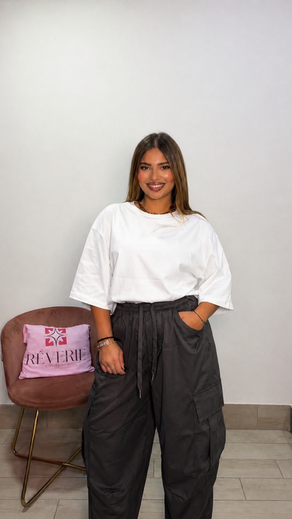 T-Shirt Shopping is My Cardio Bianca By Lumina