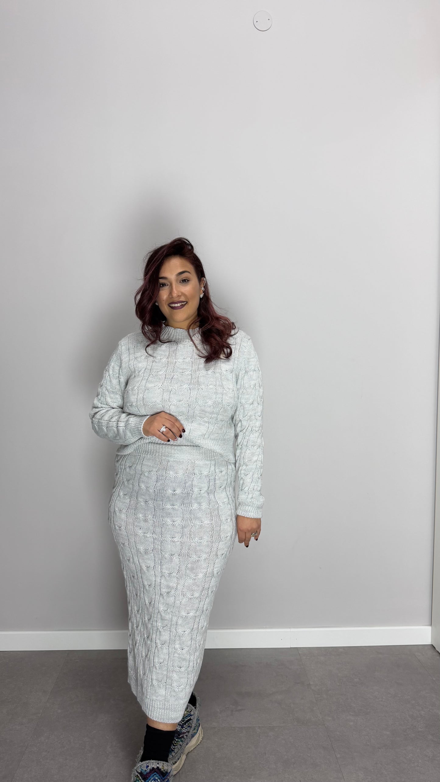 Coordinato Camille Set Grigio