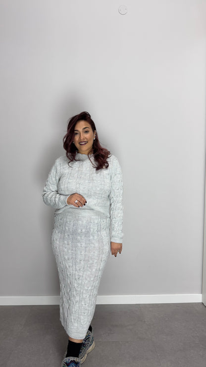 Coordinato Camille Set Grigio