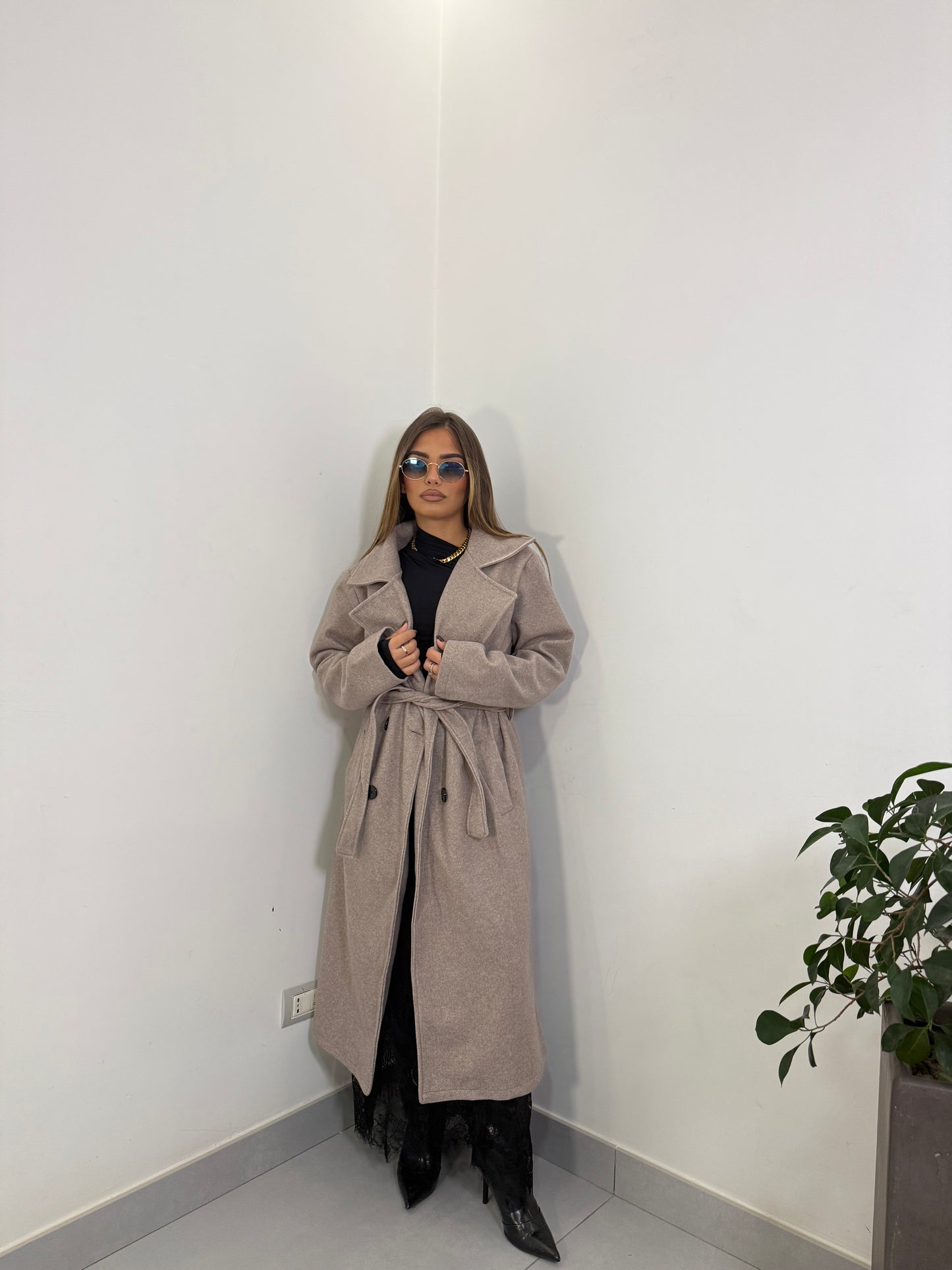 Cappotto metropoli beige 8505