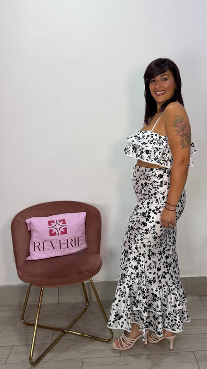 Coordianto Reina Bianco in lycra 26755