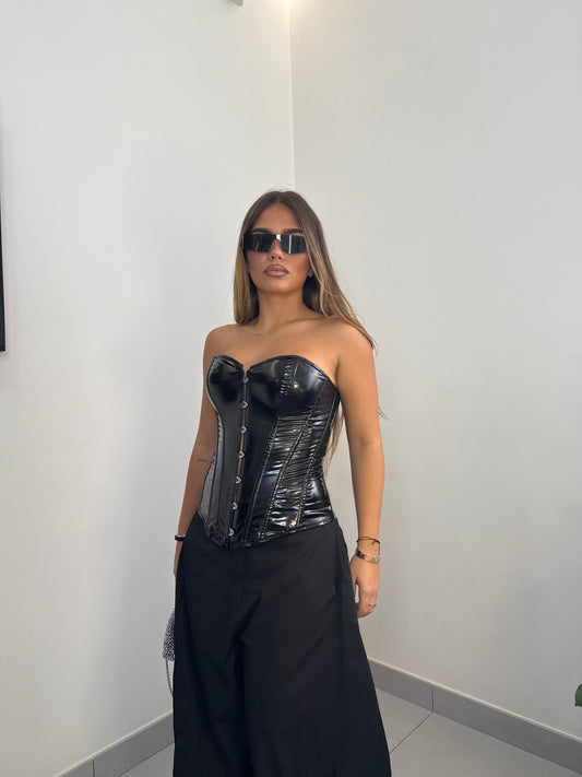 Top Black Widow steccato 3033