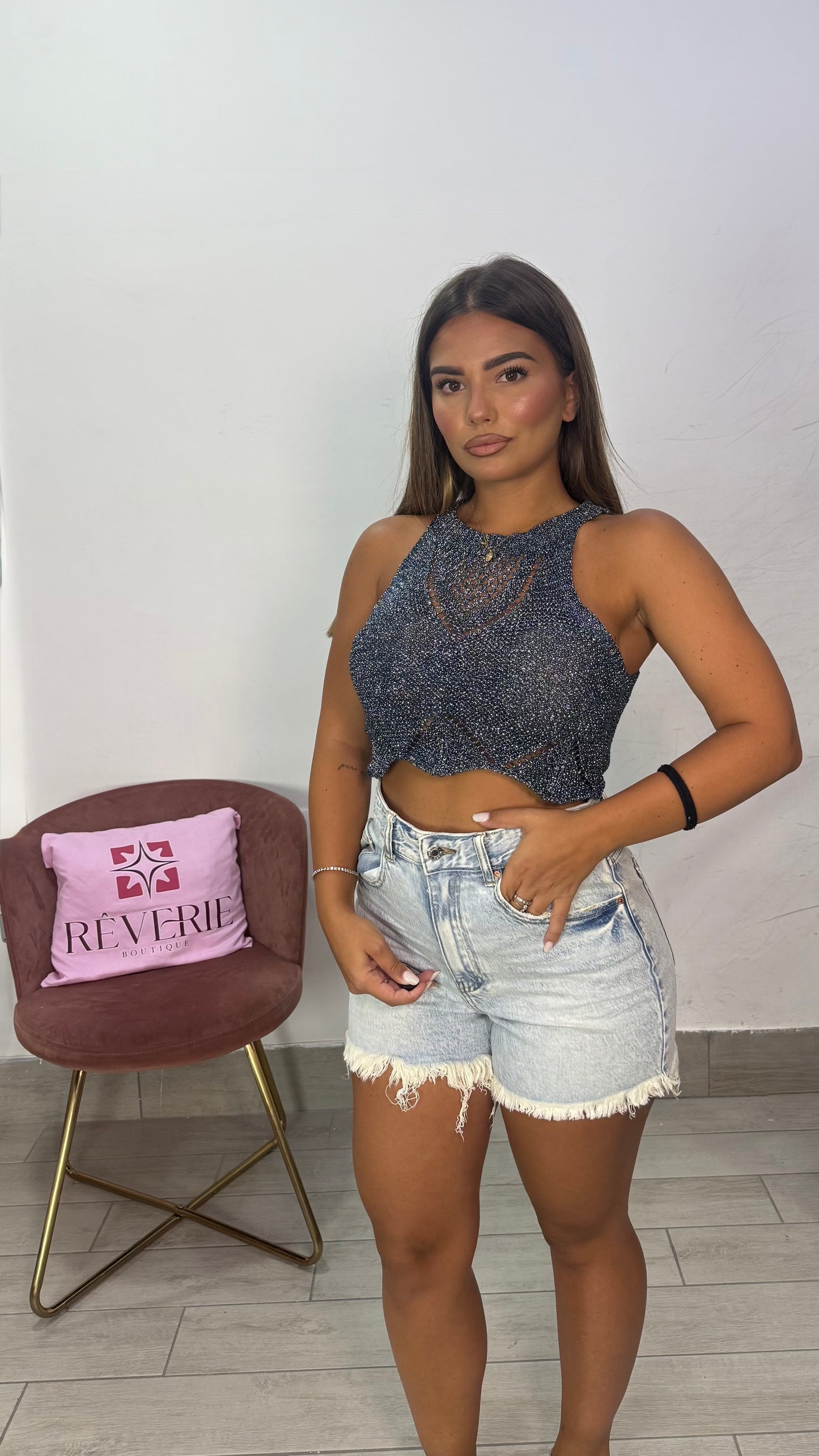 Top Dalia Ottanio ad uncinetto 23395