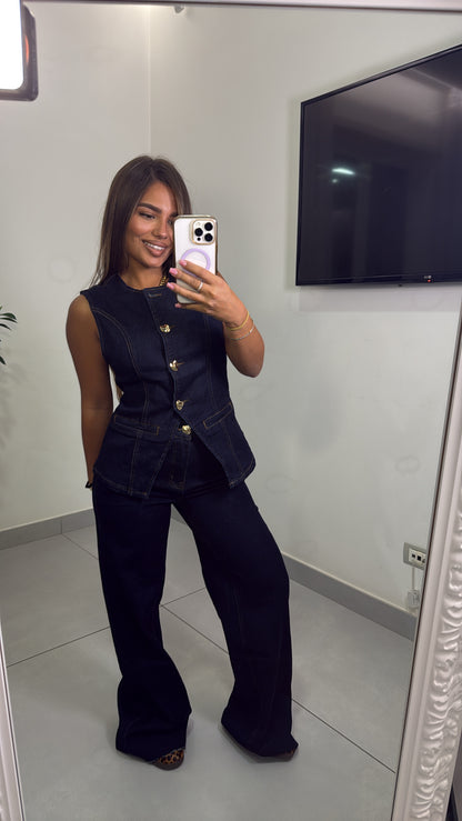 Coordinato in denim YX522