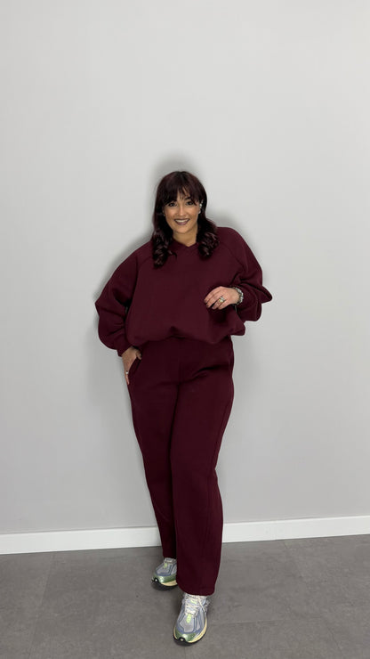 Coordinato Lovina in Tuta Bordeaux L100