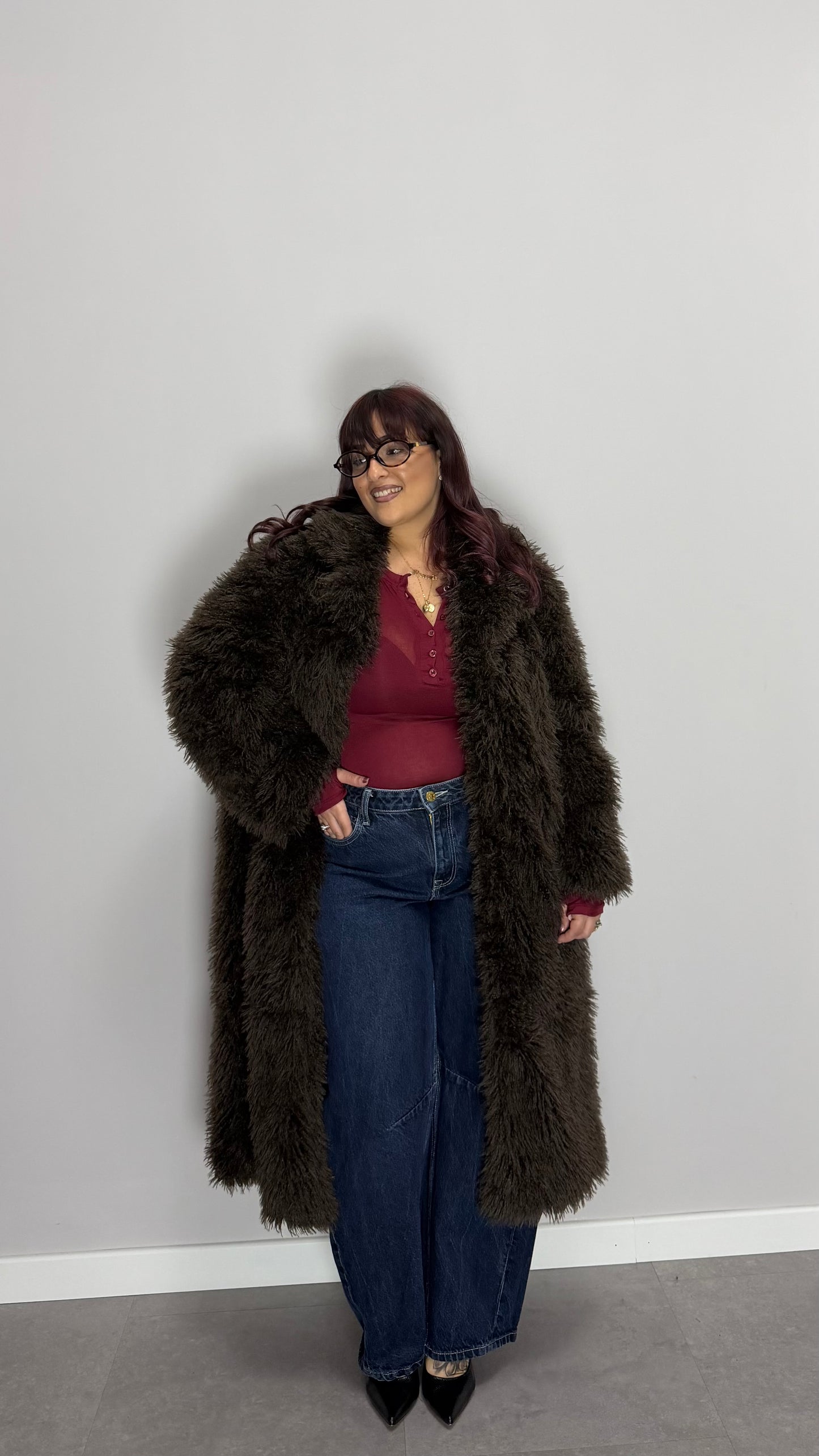 Ecofur Mongolia Marrone Lunga 66056