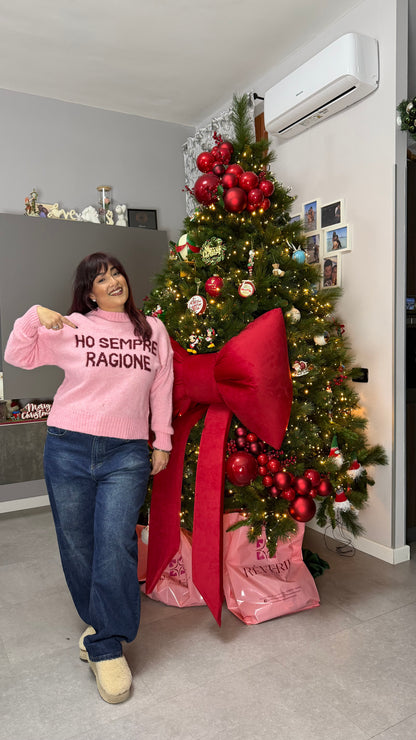 Maglioncino Ho Sempre Ragione Rosa 3071