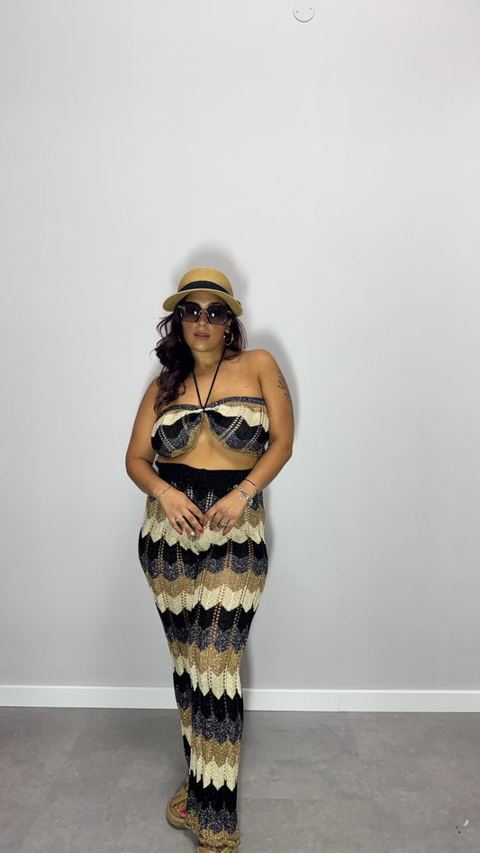 coordinato divina black&gold