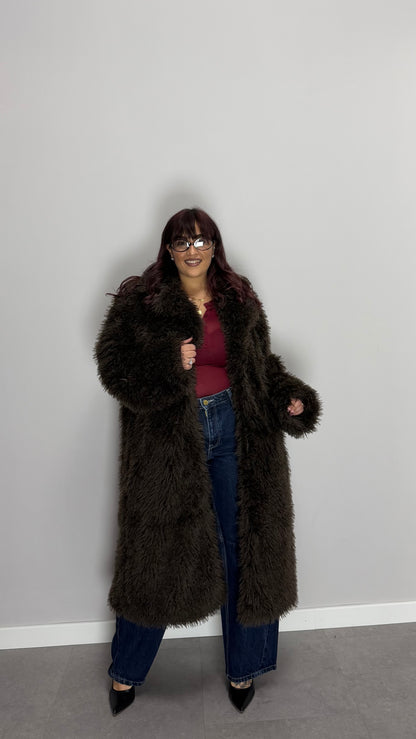 Ecofur Mongolia Marrone Lunga 66056