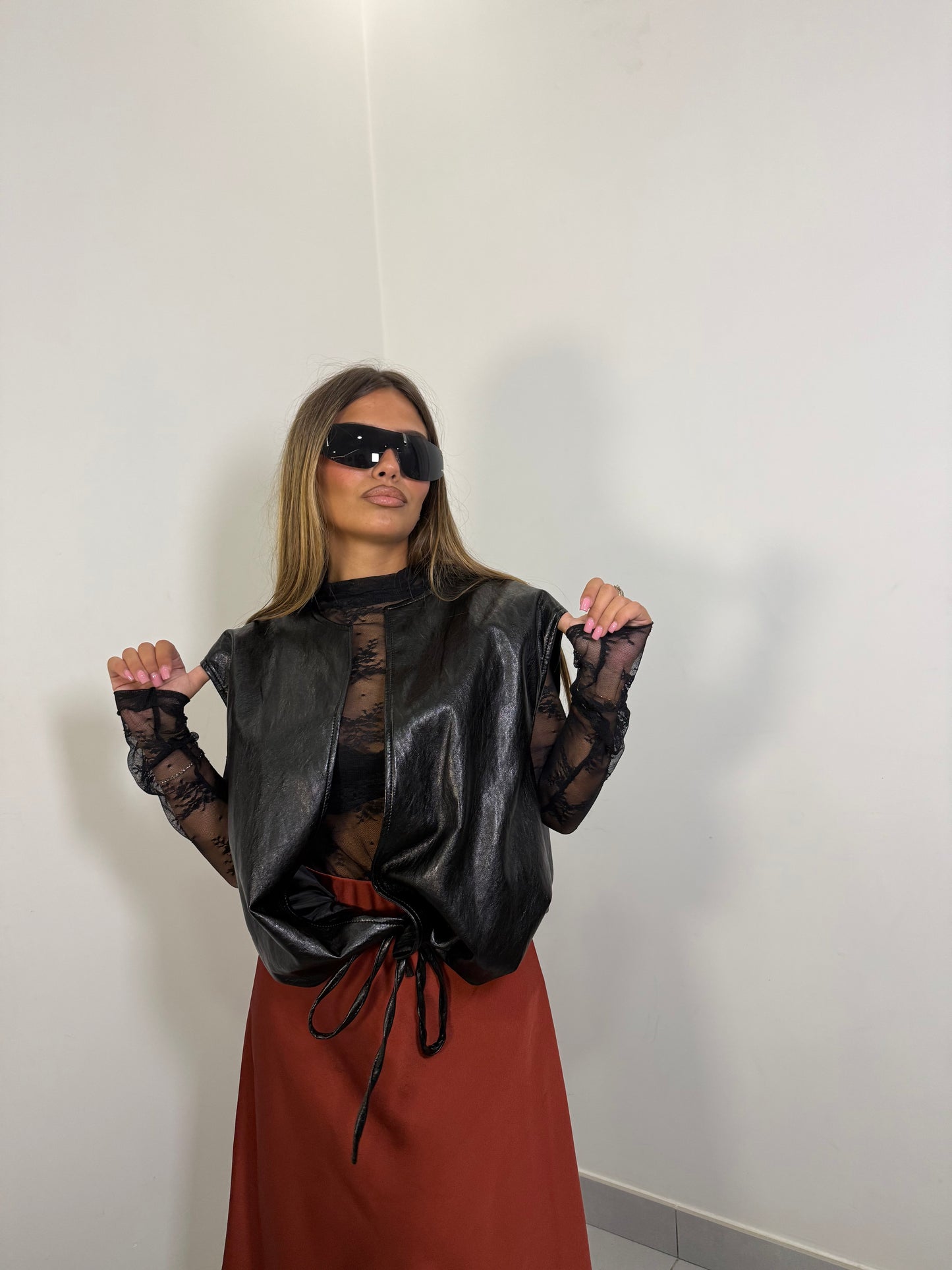 Gilet Rock ecopelle 2615