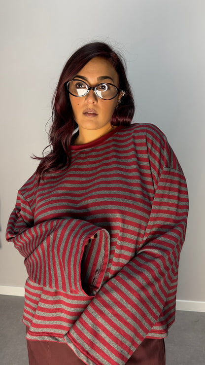 T-shirt Raya Oversize Rossa F1109