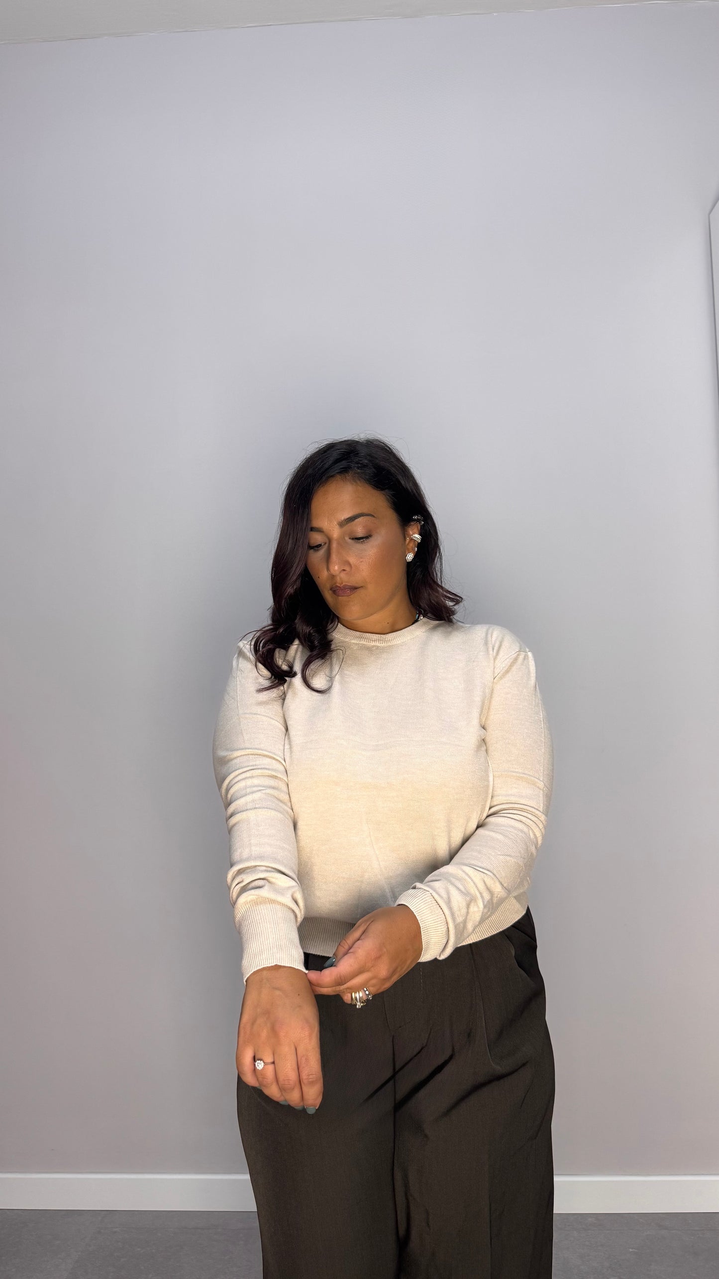 Pullover Softy Beige H16-25